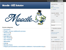 Tablet Screenshot of moodle.zivnostenska-sokolov.cz